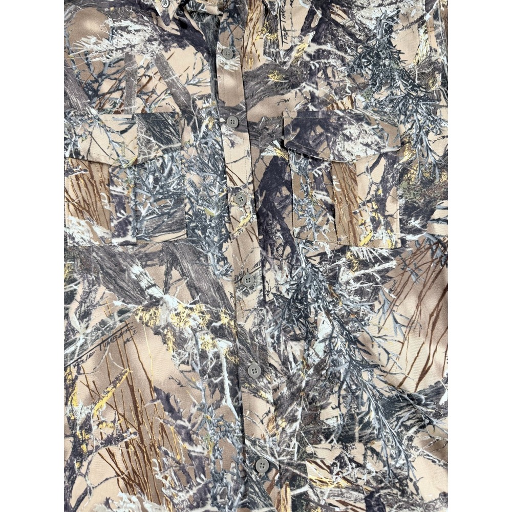 True Timber Camo Shirt Pants Set Mens L Hunting Tactical Outdoors - Picture 5 of 16